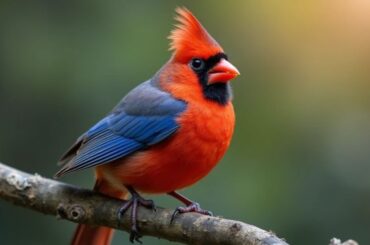 a Blue Cardinal