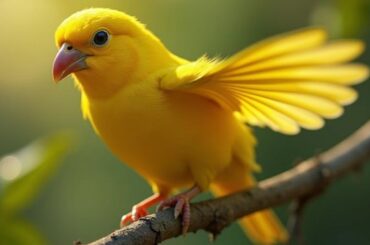 a yellow bird